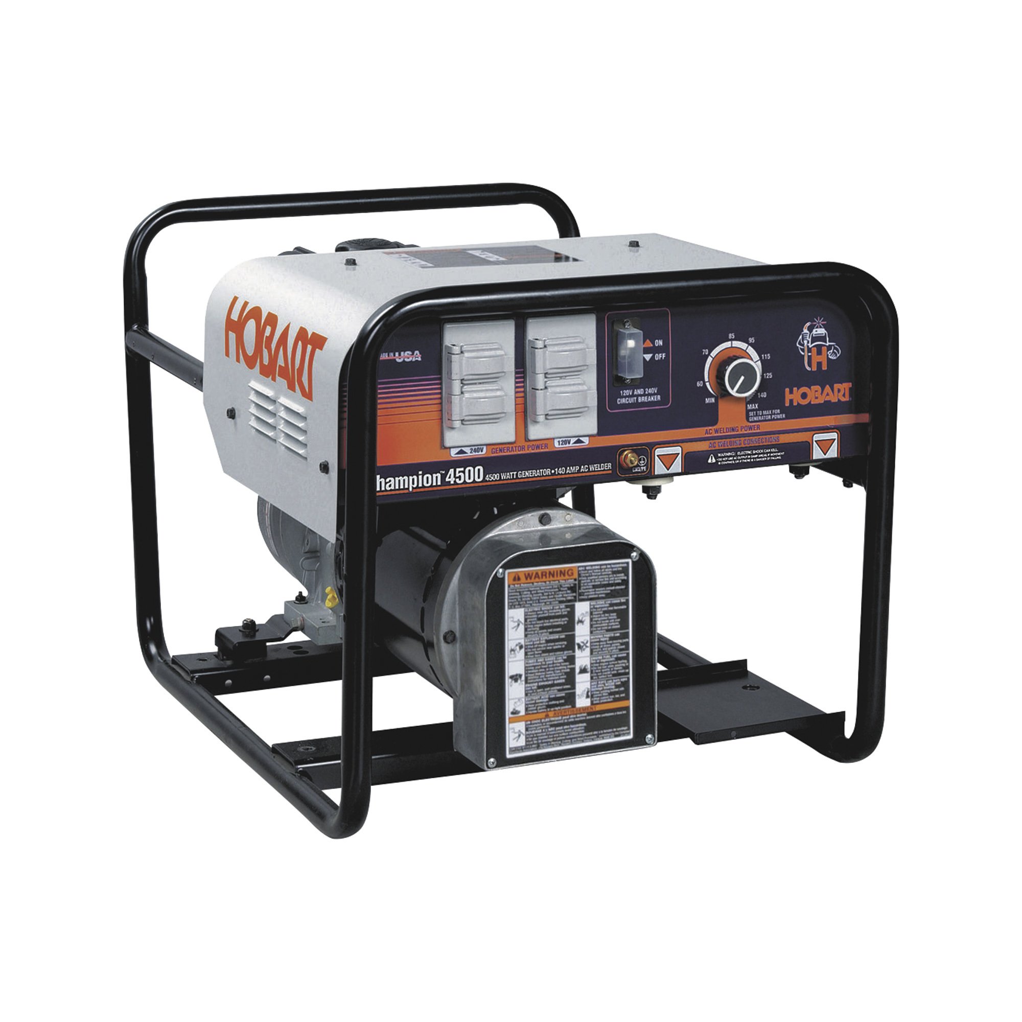Hobart Champ 4500 Welder/Generator Outfit — 140 Amp AC, 4500 Watts, Free Cover Included, Model# 500491
